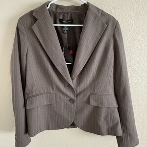 New York &‎ Company NWT Women’s Beown Pin Stripe Double Button Blazer size 12